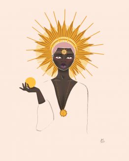 sun goddess light
